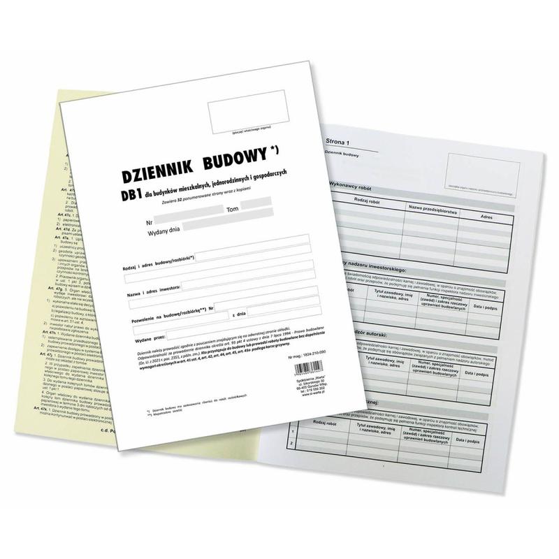 Błędy w dzienniku budowy