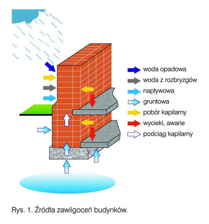 Przyczyny zawilgocenia