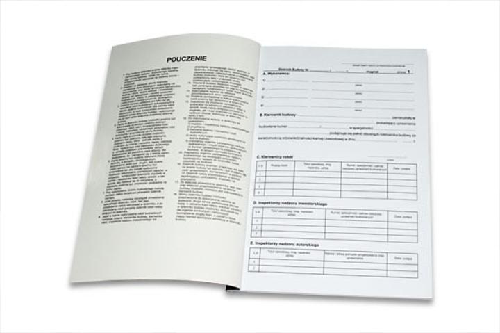 Wypełnianie dziennika budowy