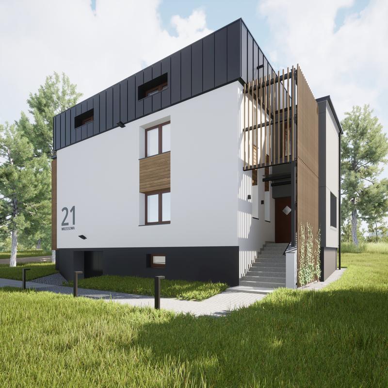 Elewacja domu kostka trendy 2025