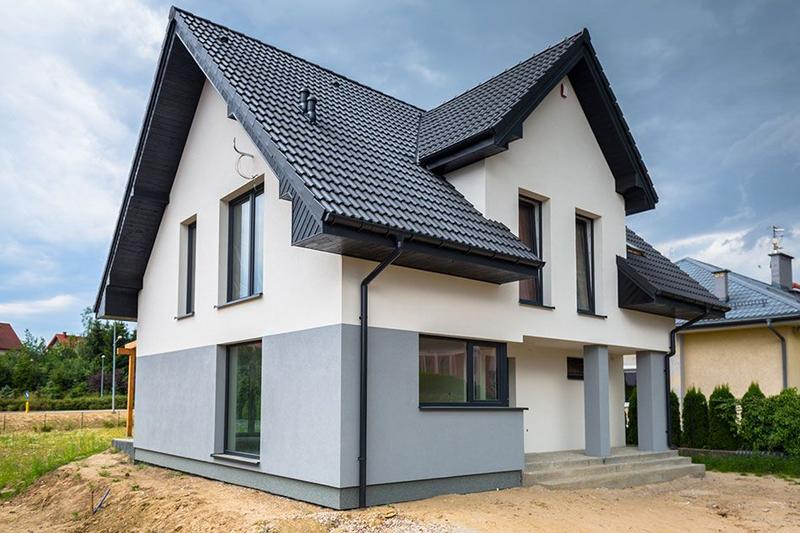 Kolory elewacji do mahoniowych okien