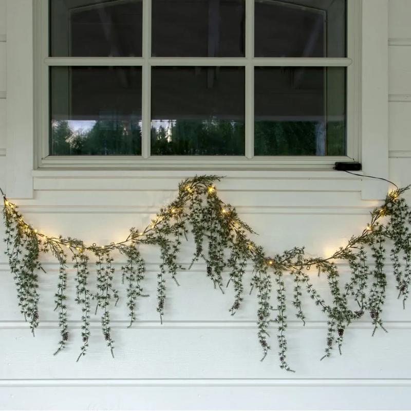 Bezpieczne mocowanie girlandy do elewacji