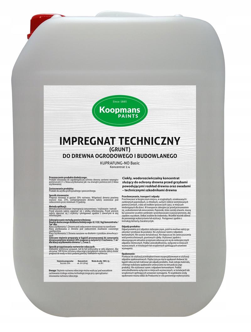 Impregnat gruntujący do drewna