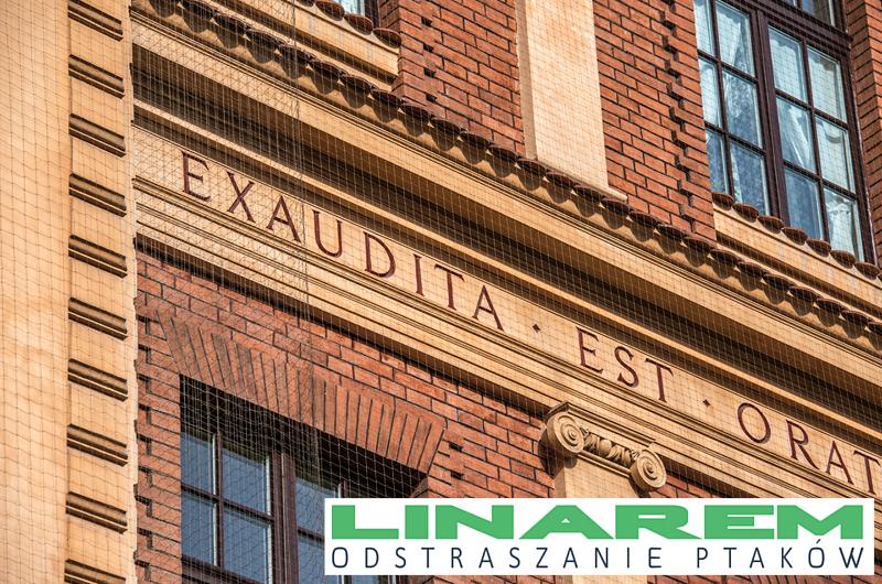 Zabezpieczenie elewacji kina plenerowego