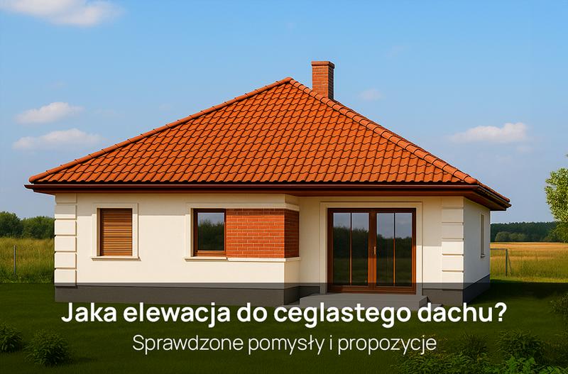 Bordowy dach