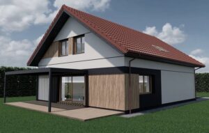 Elegancka harmonia: Jaka elewacja do bordowego dachu? 5 kolorów i inspiracji, które pokochasz