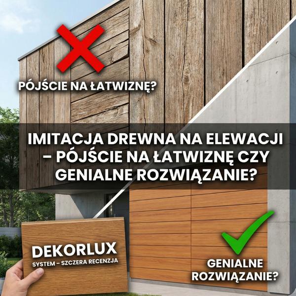 Panele elewacyjne drewnopodobne