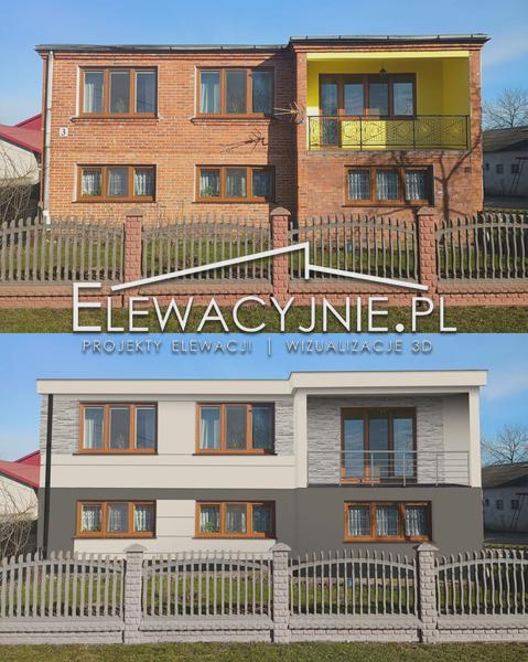 Praca przy elewacjach